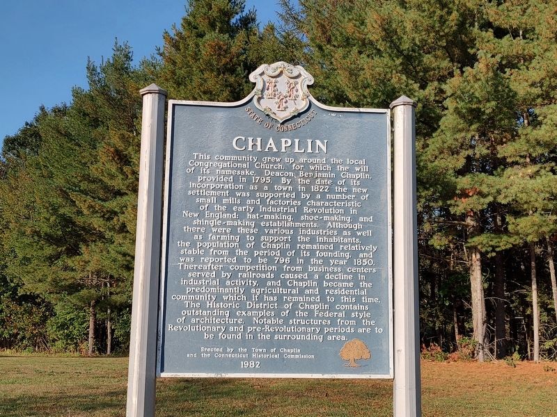 Chaplin Marker. Click for full size. Chaplin Marker image. Click for full size.