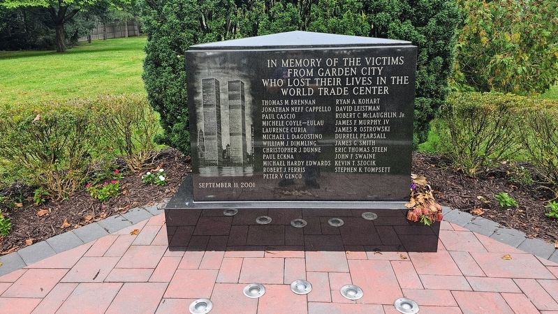 Garden City September 11th Memorial Marker image. Click for full size.