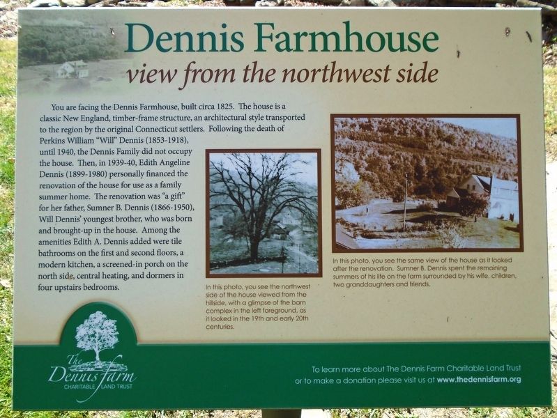 Dennis Farmhouse Marker. Click for full size. Dennis Farmhouse Marker image. Click for full size.