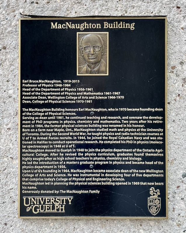 MacNaughton Building Marker. Click for full size. MacNaughton Building Marker image. Click for full size.