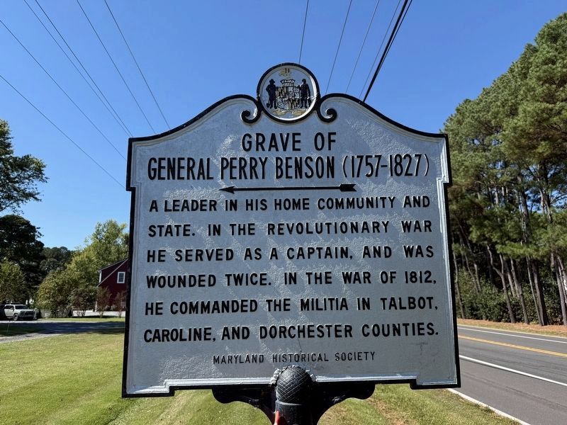 Grave of General Perry Benson (1757-1827) Marker image. Click for full size.