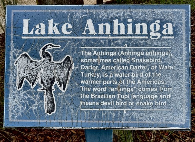 Lake Anhinga Marker image. Click for full size.