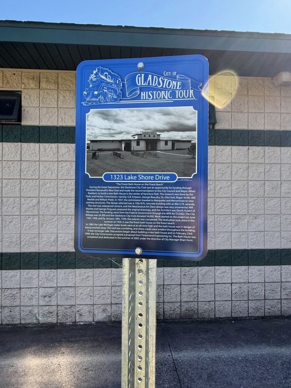 1323 Lakeshore Drive Marker image. Click for full size.