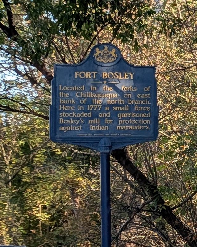 Fort Bosley Marker image. Click for full size.