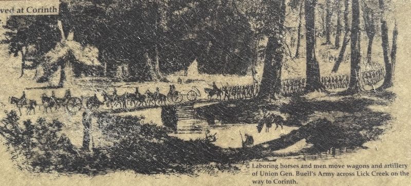 Crossing Lick Creek. Click for full size. Crossing Lick Creek image. Click for full size.