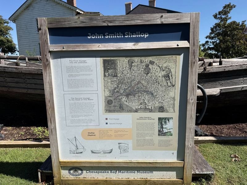 John Smith Shallop Marker image. Click for full size.