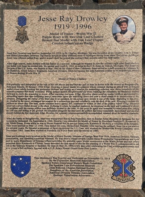 Jesse Ray Drowley Marker. Click for full size. Jesse Ray Drowley Marker image. Click for full size.