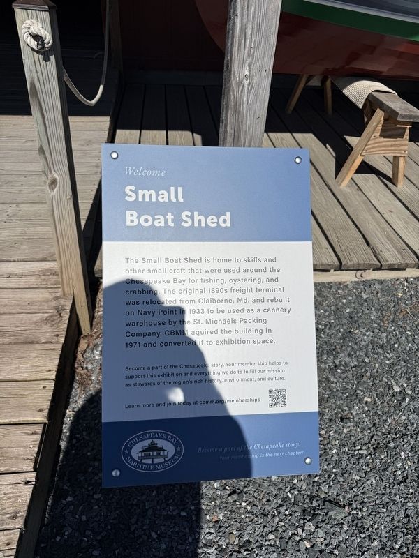 Small Boat Shed Marker image. Click for full size.
