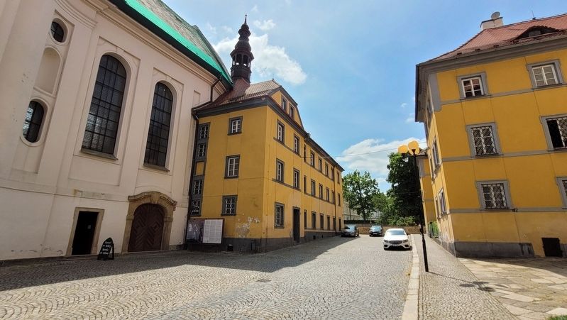 The Church of St. Clare and Marker image. Click for full size.