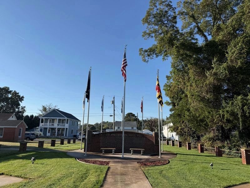 Secretary Veterans Park Memorial image. Click for full size.