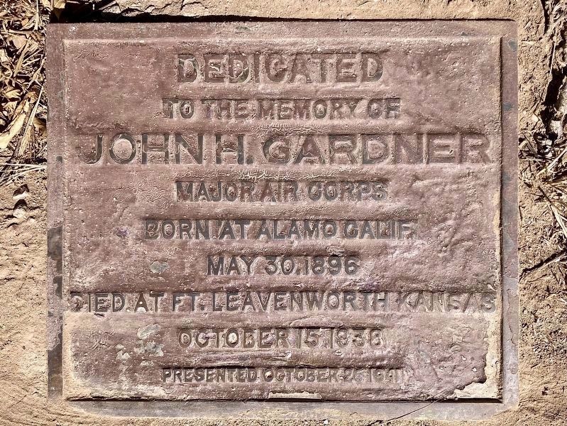 Gardner Field Dedication Plaque - 1941 image. Click for full size.