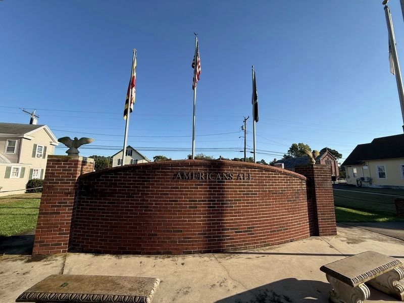 Secretary Veterans Park Memorial image. Click for full size.