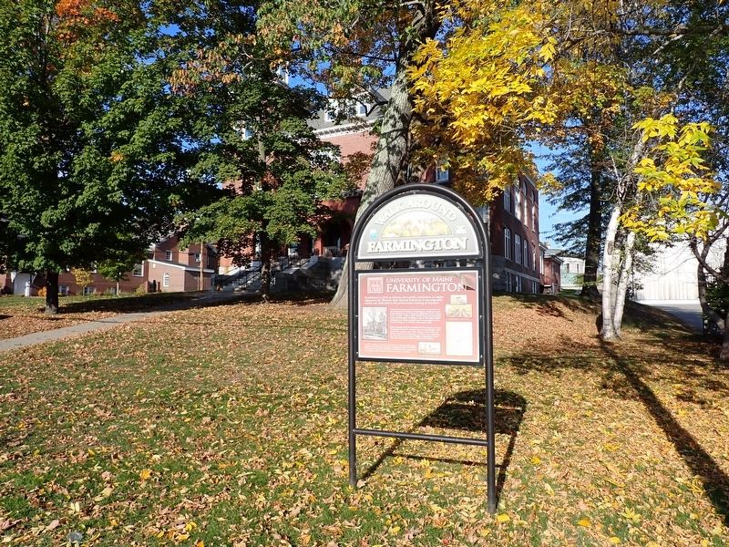 University of Maine at Farmington Marker. Click for full size. University of Maine at Farmington Marker image. Click for full size.