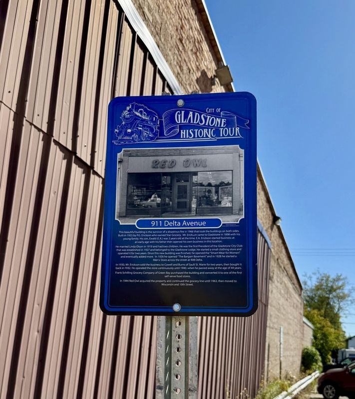 911 Delta Avenue Marker image. Click for full size.