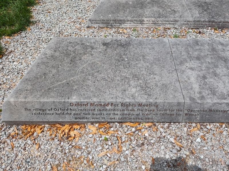 Freedom Summer '64 Memorial image. Click for full size.