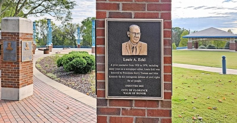 Louis A. Eckl Marker image. Click for full size.