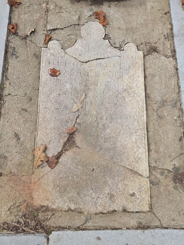 Original Colonel Frederick Hambright gravestone image. Click for full size.