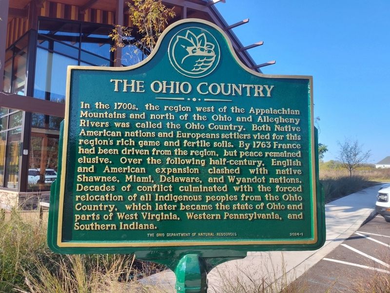 The Ohio Country side of marker image. Click for full size.