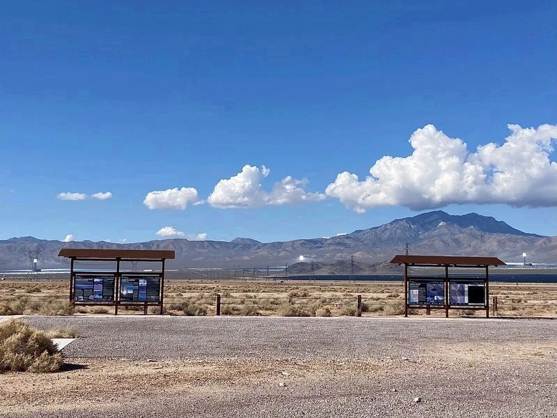 Ivanpah Markers. Click for full size. Ivanpah Markers image. Click for full size.