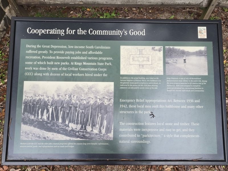 Cooperating for the Community's Good Marker image. Click for full size.