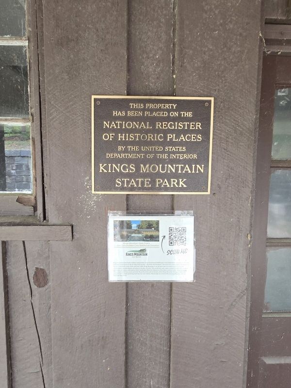 National Register of Historic Places plaque at the bathhouse entrance image. Click for full size.