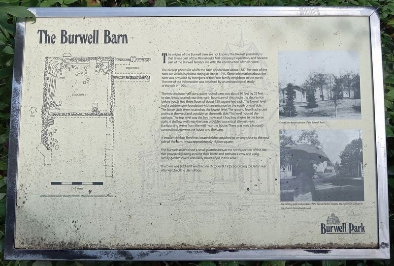 The Burwell Barn Marker image. Click for full size.