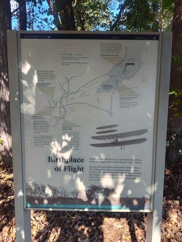 Birthplace of Flight Marker. Click for full size. Birthplace of Flight Marker image. Click for full size.