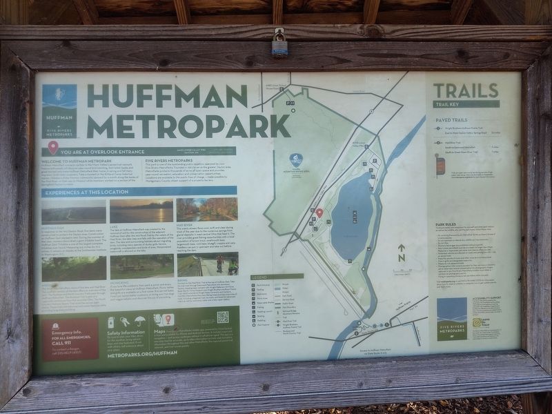 Huffman MetroPark Marker image. Click for full size.