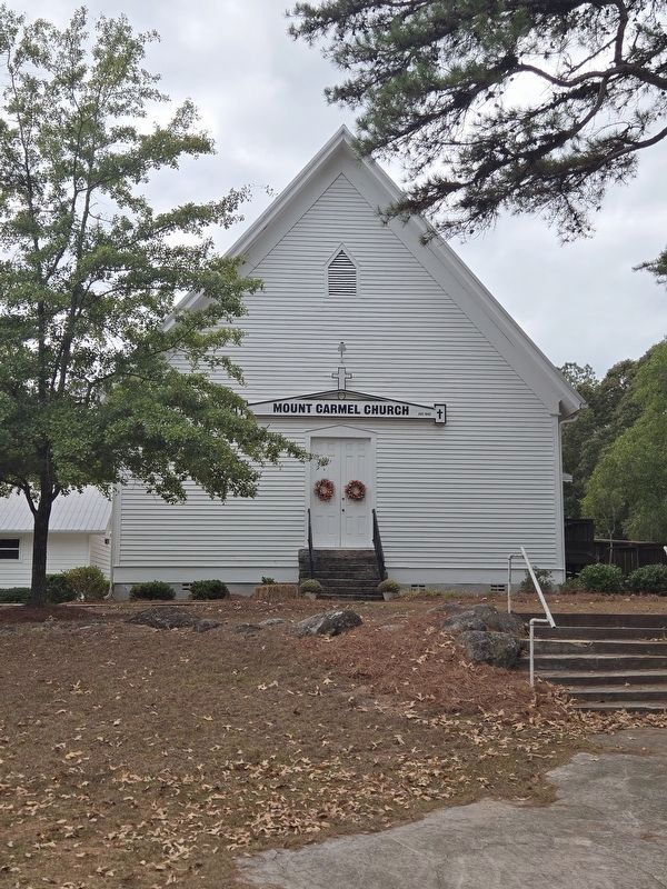 Mount Carmel Church, part of the historic district image. Click for full size.