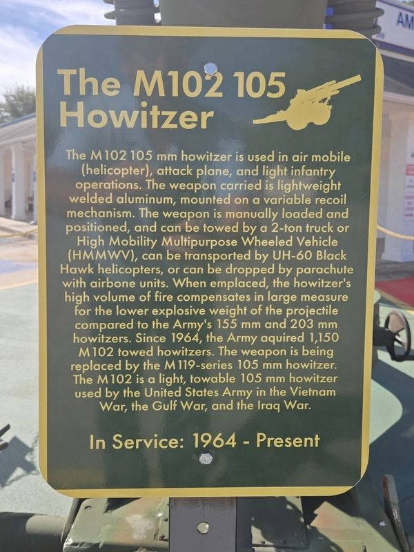 The M 102 105 Howitzer Marker image. Click for full size.