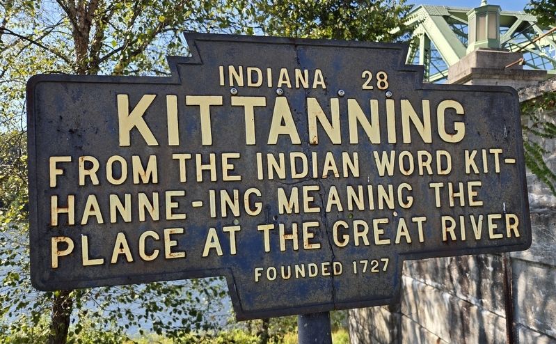 Kittanning Marker image. Click for full size.
