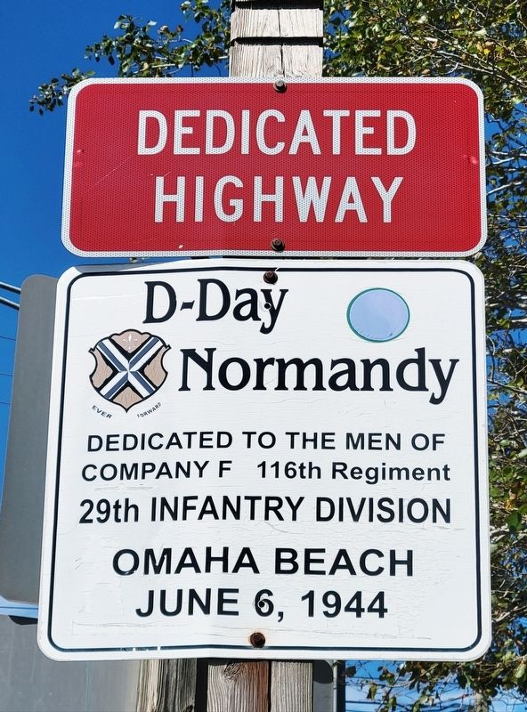 D-Day Normandy Marker. Click for full size. D-Day Normandy Marker image. Click for full size.