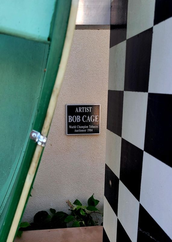 Artist Bob Cage Marker. Click for full size. Artist Bob Cage Marker image. Click for full size.