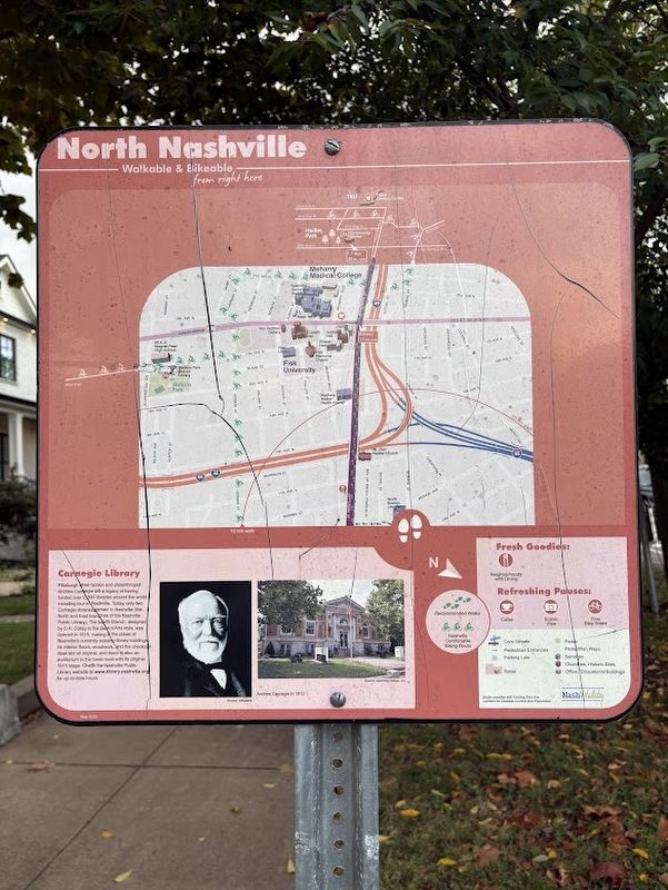 Carnegie Library Marker. Click for full size. Carnegie Library Marker image. Click for full size.