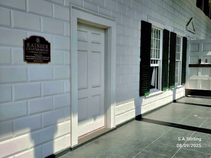 Rainier Chapter House Marker image. Click for full size.