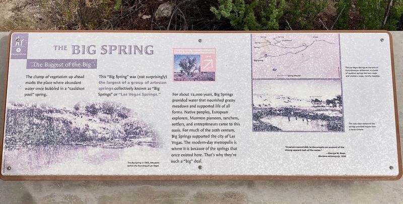Big Spring Marker image. Click for full size.