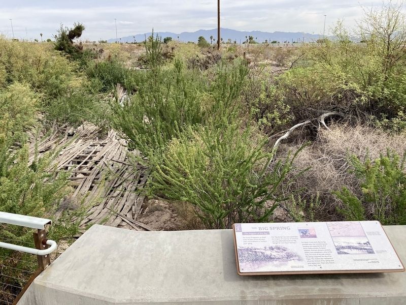 The Big Spring and Marker image. Click for full size.