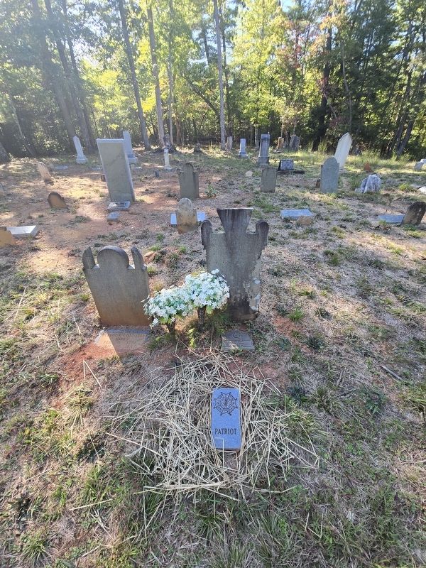 Full view John Gibbs Marker and gravesite image. Click for full size.