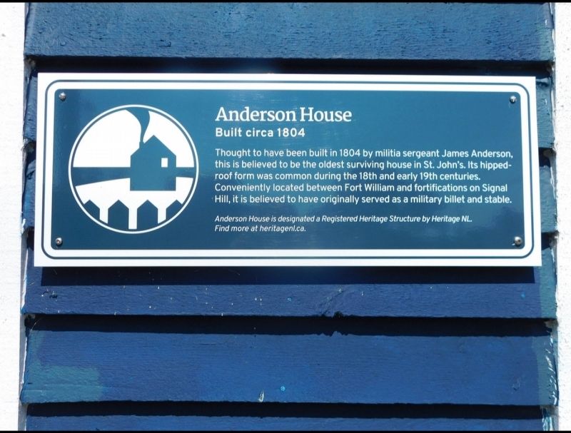 Anderson House Marker image. Click for full size.