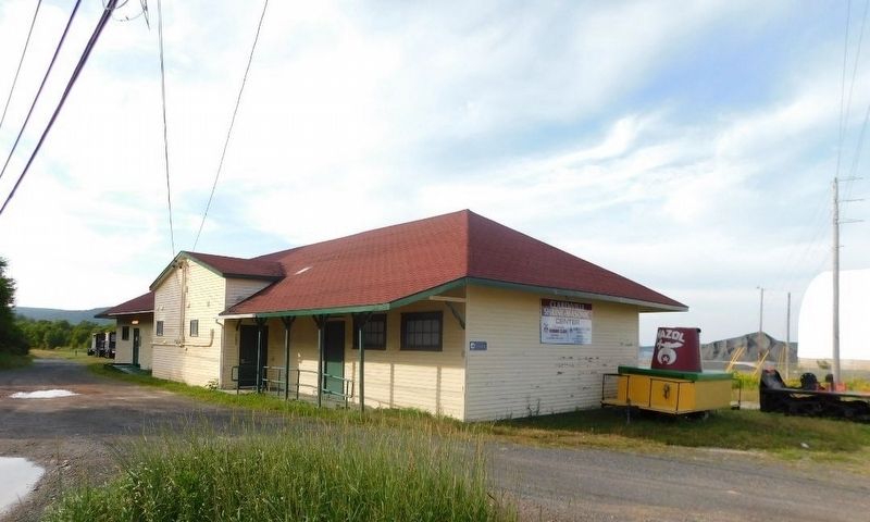 Clarenville Railway Station Marker. Click for full size. Clarenville Railway Station Marker image. Click for full size.