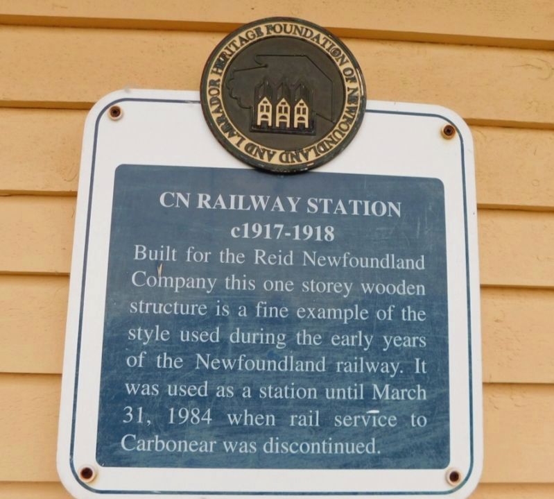 CN Railway Station Marker. Click for full size. CN Railway Station Marker image. Click for full size.