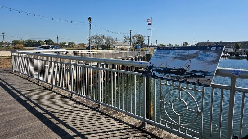 Historic Waterfront Marker image. Click for full size.