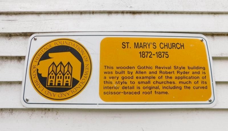 St Mary's Church Marker. Click for full size. St Mary's Church Marker image. Click for full size.