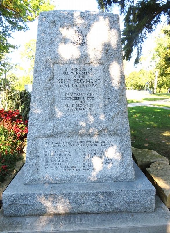 Kent Regiment Marker image. Click for full size.