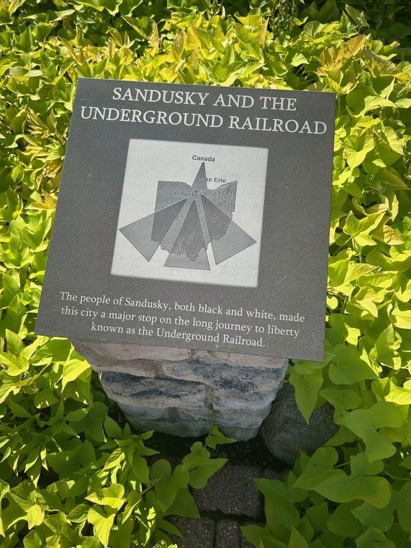 Path to Freedom- Sandusky And The Underground Railroad Marker. Click for full size. Path to Freedom- Sandusky And The Underground Railroad Marker image. Click for full size.