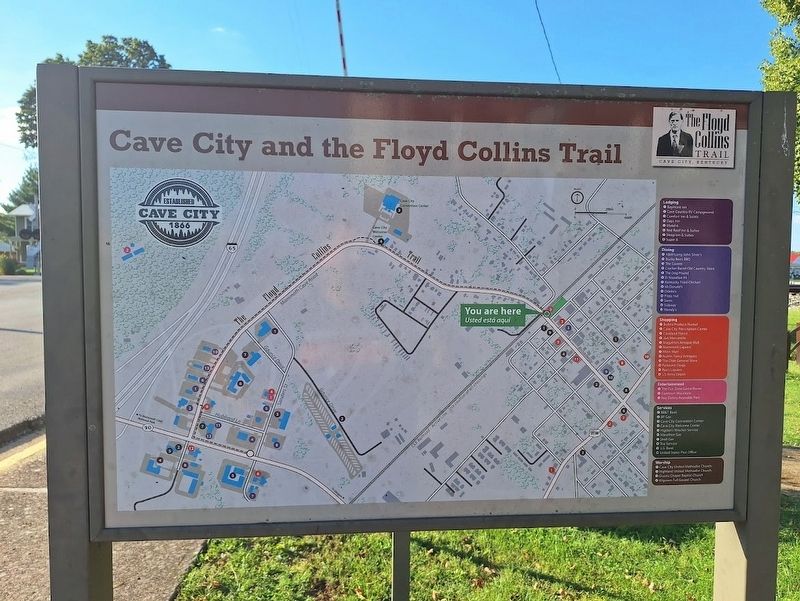Floyd Collins Marker image. Click for full size.