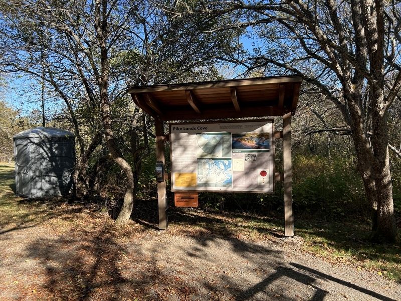 Pike Lands Cove Marker. Click for full size. Pike Lands Cove Marker image. Click for full size.
