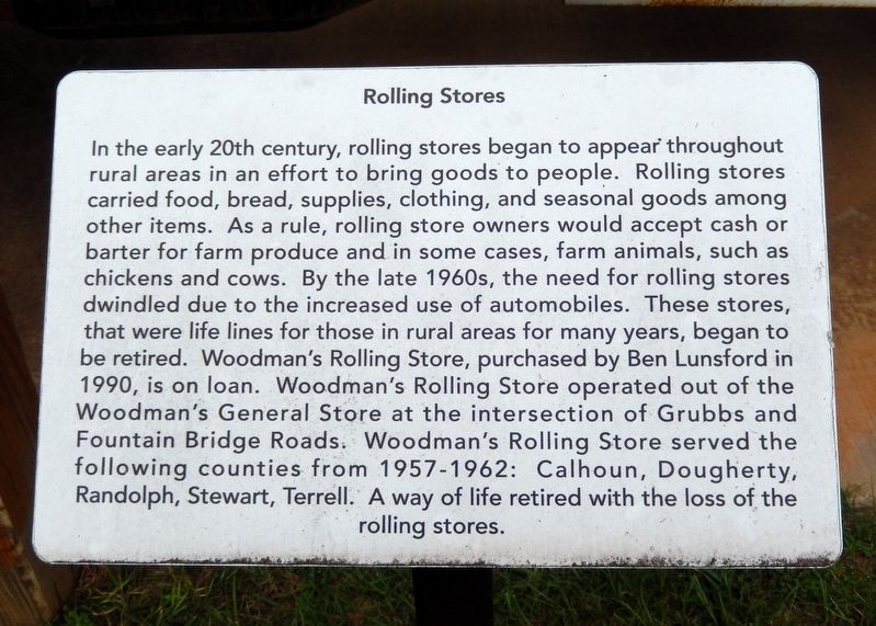 Rolling Stores Marker image. Click for full size.