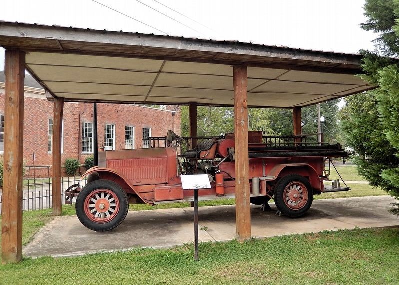 1929 American LaFrance Fire Truck Marker image. Click for full size.