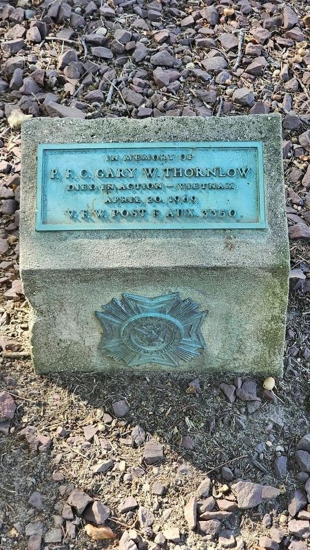 P.F.C. Gary W. Thornlow Marker image. Click for full size.